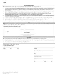 Uniform Application for Life Settlement Broker Business Entity Non-resident License/Registration - Rhode Island, Page 4