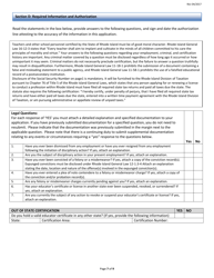 Career and Technical Education Preliminary Certificate Application Form - Rhode Island, Page 7