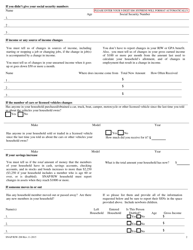 Form SNAP/RIW-200 Change Report Form - Rhode Island, Page 2