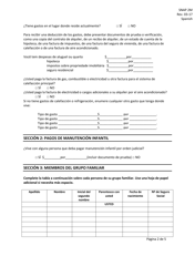Formulario SNAP2M Interim Report Form - Rhode Island (Spanish), Page 2