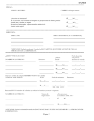 Formulario SNAP-2 Formulario De Recertificacion Del Snap - Rhode Island (Spanish), Page 2