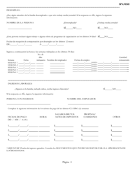 Formulario SNAP-2 Formulario De Recertificacion Del Snap - Rhode Island (Spanish), Page 4