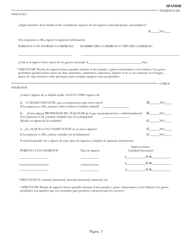 Formulario SNAP-2 Formulario De Recertificacion Del Snap - Rhode Island (Spanish), Page 5