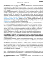 Formulario SNAP-2 Formulario De Recertificacion Del Snap - Rhode Island (Spanish), Page 9