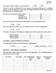 Form SNAP2M Interim Report - Rhode Island, Page 2