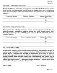 Form SNAP2M Interim Report - Rhode Island, Page 3