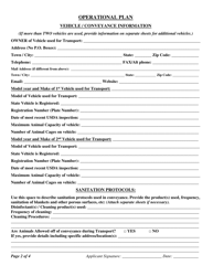 Registration Application for a Carrier - Rhode Island, Page 2