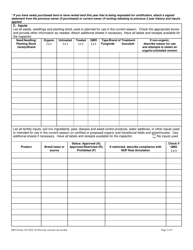 RICO Form 103 Ri Certified Organic Farm Plan Update Questionnaire - Rhode Island, Page 3