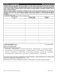 RICO Form 102 Rhode Island Certified Organic Farm Plan Questionnaire - Rhode Island, Page 11
