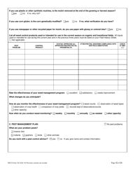 RICO Form 102 Rhode Island Certified Organic Farm Plan Questionnaire - Rhode Island, Page 12
