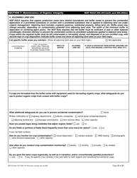RICO Form 102 Rhode Island Certified Organic Farm Plan Questionnaire - Rhode Island, Page 15