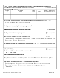 RICO Form 102 Rhode Island Certified Organic Farm Plan Questionnaire - Rhode Island, Page 18