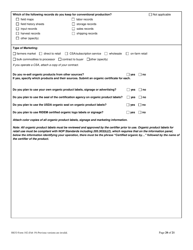 RICO Form 102 Rhode Island Certified Organic Farm Plan Questionnaire - Rhode Island, Page 20