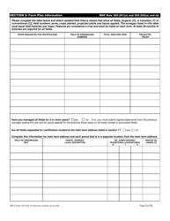 RICO Form 102 Rhode Island Certified Organic Farm Plan Questionnaire - Rhode Island, Page 2