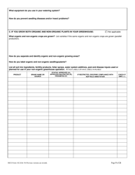 RICO Form 102 Rhode Island Certified Organic Farm Plan Questionnaire - Rhode Island, Page 5