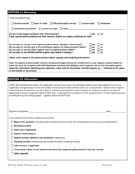 RICO Form 106 Organic Livestock Plan Questionnaire - Rhode Island, Page 14