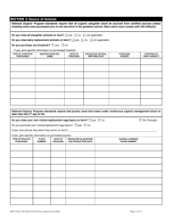 RICO Form 106 Organic Livestock Plan Questionnaire - Rhode Island, Page 3
