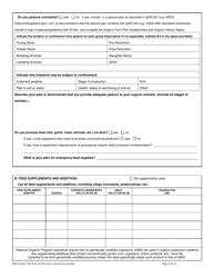 RICO Form 106 Organic Livestock Plan Questionnaire - Rhode Island, Page 6
