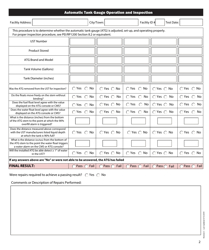 Standardized Annual Testing Form for Ust Systems - Rhode Island, Page 2