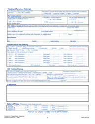Adult HIV Confidential Case Report Form - Rhode Island, Page 4