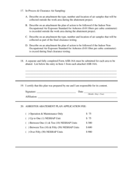 Form ASB-16 Application for Approval of an Asbestos Abatement Plan - Rhode Island, Page 5