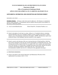 Form ASB-16 Application for Approval of an Asbestos Abatement Plan - Rhode Island, Page 6