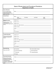 Application for Asbestos Contractor - Rhode Island, Page 3