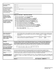 Application for Asbestos Training Courses - Rhode Island, Page 4