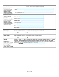 Application for Diary Business Permit: Milk Producer - Rhode Island, Page 4