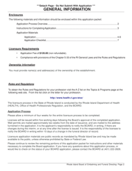 Application for Crematory - Rhode Island, Page 2