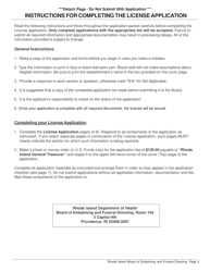 Application for Crematory - Rhode Island, Page 3