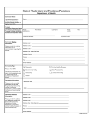 Application for Lead Contractor - Rhode Island, Page 3