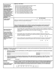 Application for Lead Training Courses - Rhode Island, Page 4