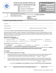 Application for License as a Certified Midwife/Certified Nurse Midwife/Certified Professional Midwife - Rhode Island, Page 8