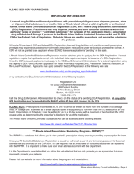 Application for License as a Certified Midwife/Certified Nurse Midwife/Certified Professional Midwife - Rhode Island, Page 9