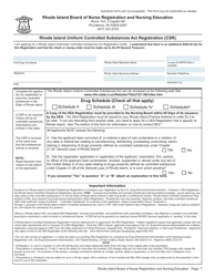 License Application for Aprn - Rhode Island, Page 7
