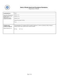 Application for Nursing Service Agency - Rhode Island, Page 5