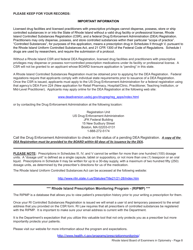 License Application for Optometrist/Optometrist/Glaucoma - Rhode Island, Page 8