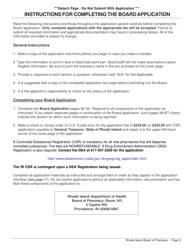 Application for Pharmacy - Institutional License and Controlled Substances Registration - Rhode Island, Page 5