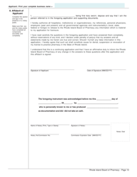 Application for Distributor License and Controlled Substances Registration - Rhode Island, Page 10