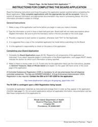 Application for Distributor License and Controlled Substances Registration - Rhode Island, Page 6