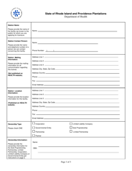 Licensing Application for Phlebotomy Station - Rhode Island, Page 3