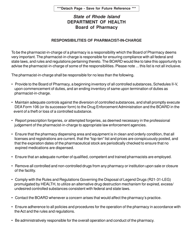 Application for Pharmacy - Retail License and Controlled Substances Registration - Rhode Island, Page 13