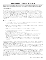 Application for Pharmacy - Retail License and Controlled Substances Registration - Rhode Island, Page 3