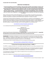 Application for License as a Physician Assistant - Rhode Island, Page 9