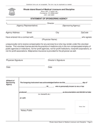 License Application for Volunteer License - Rhode Island, Page 6