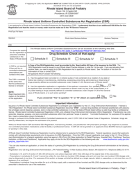 Application for Licensure as a Limited Podiatrist - Rhode Island, Page 7