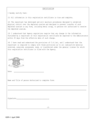 Form GEN-1 Registration Certificate - Use of Depleted Uranium Under General License - Rhode Island, Page 2