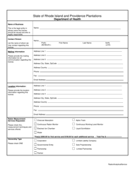 Application for Radon Analytical Services - Rhode Island, Page 3