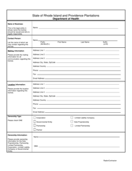 Application for Radon Contractor - Rhode Island, Page 3